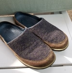 Chaco Quinn Slip On Mules Shoes Charcoal